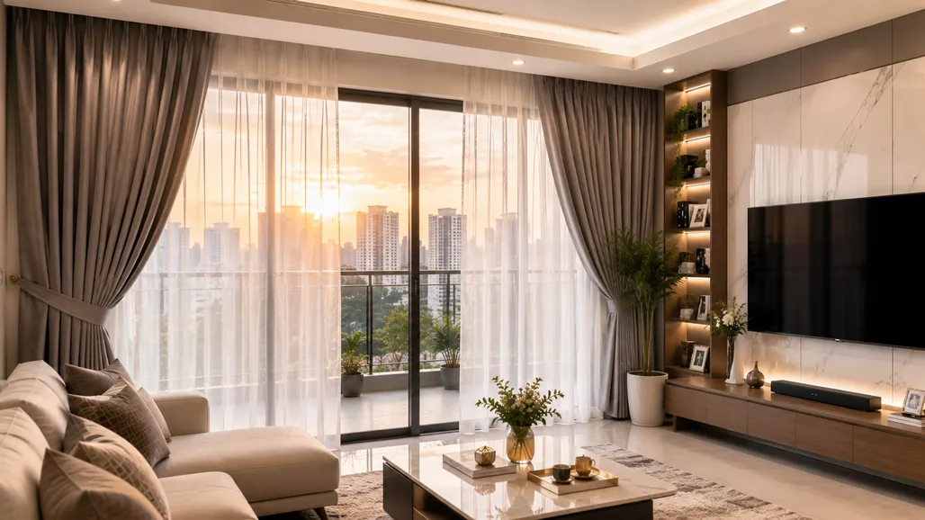 rèm cửa biên hòa cho nhà hướng tây