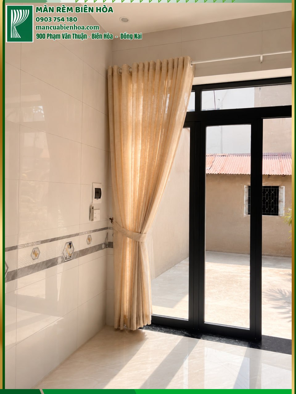 Bàn Giao Rèm Cửa Voan Linen Sang Trọng Tại Biên Hòa - Hình 2
