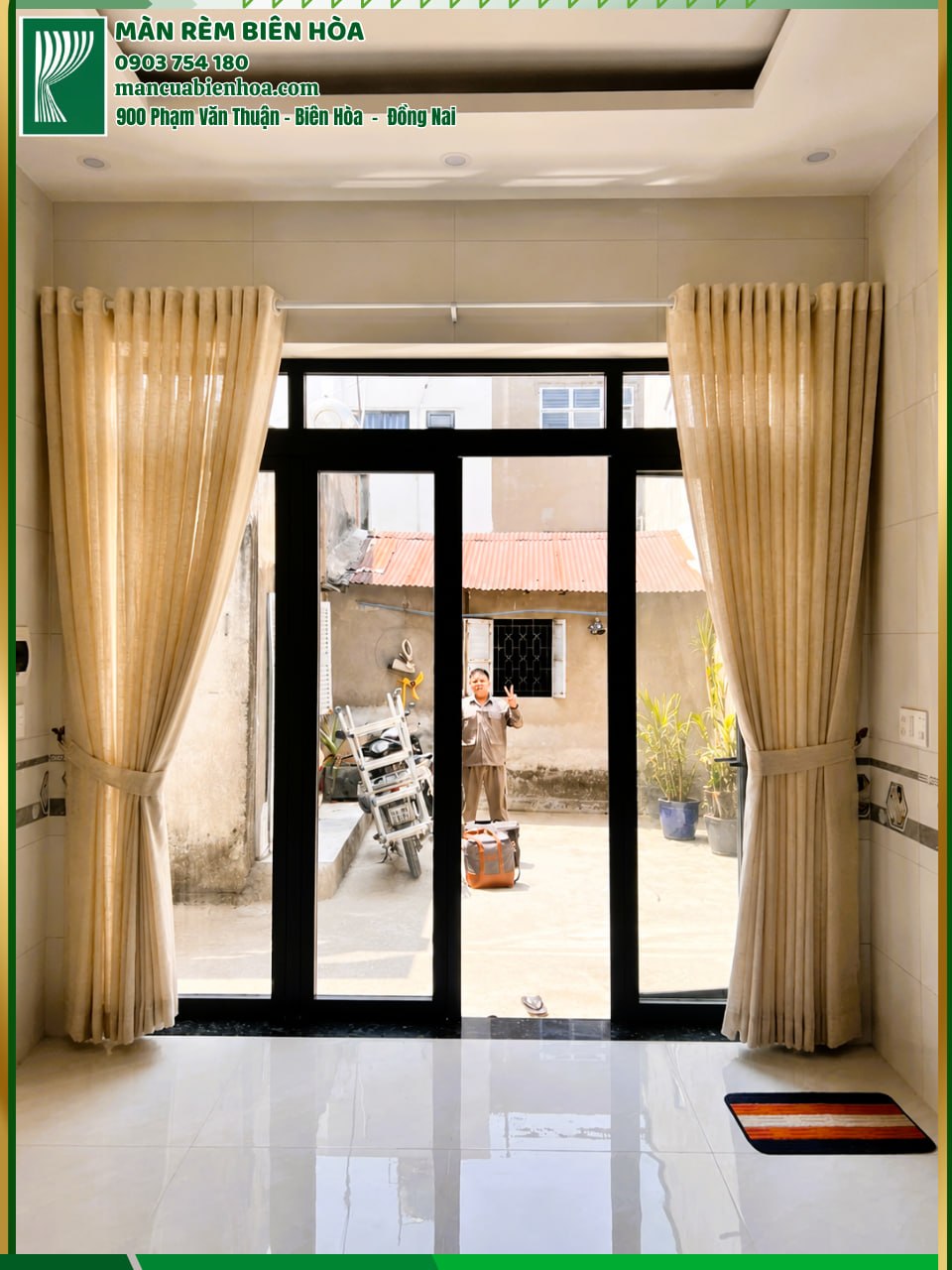 Bàn Giao Rèm Cửa Voan Linen Sang Trọng Tại Biên Hòa - Hình 3